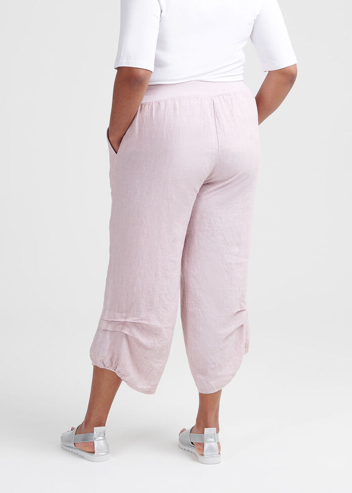 Toile Linen Crop Pant, , hi-res