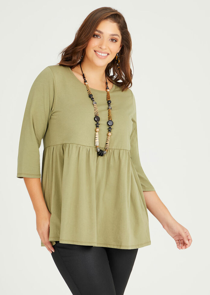 Organic Tiered Top, , hi-res