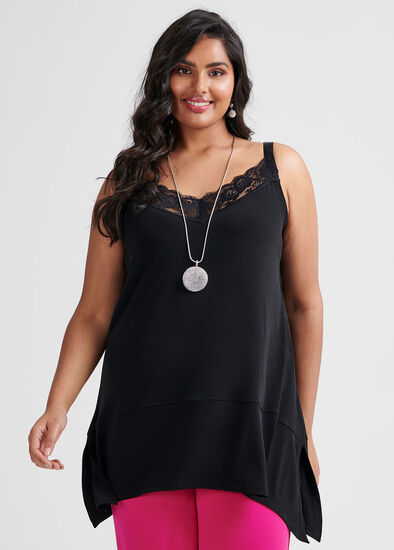 Plus Size Lacy Days Tank