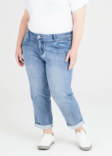 Plus Size Petite Easy Fit Denim Jean