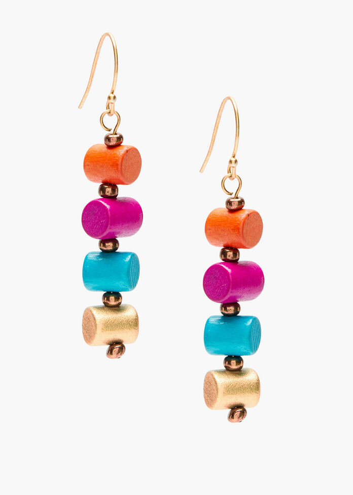 Bright Tube Earrings, , hi-res