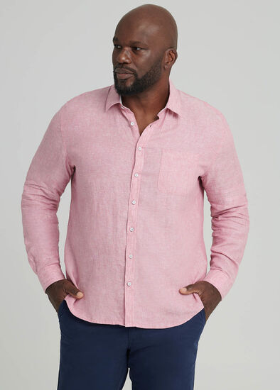 Plus Size Bahama Linen Shirt