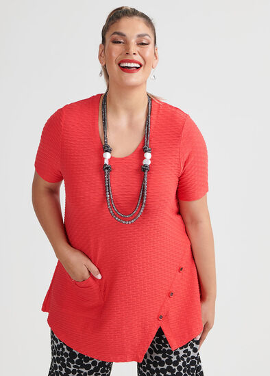 Plus Size Nip & Tuck Short Sleeve Top