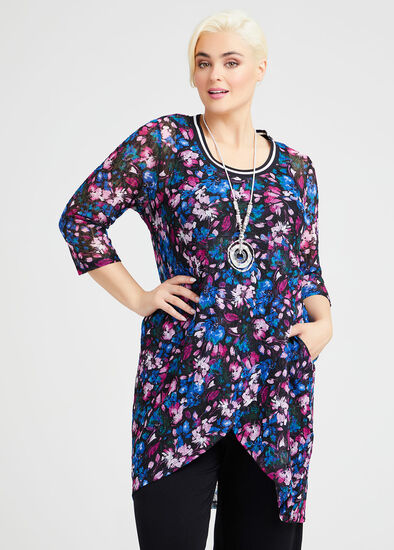 Plus Size Floral Devotion Tunic