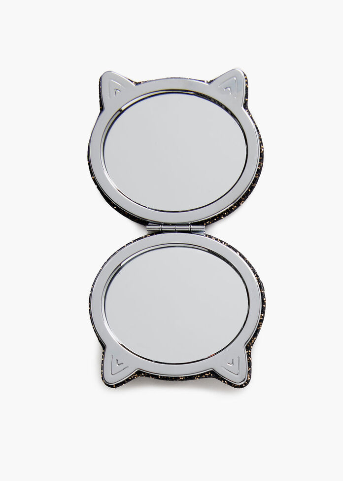 Cat Compact Mirror, , hi-res