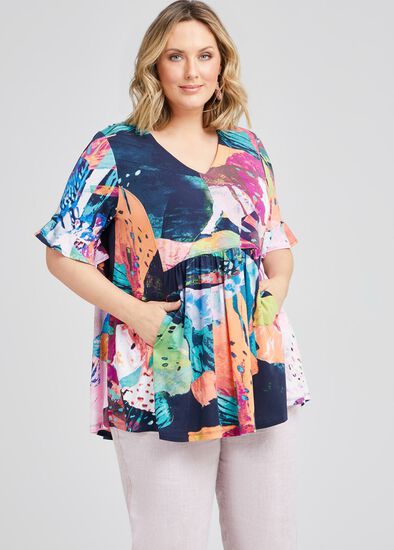 Plus Size Clairvoyance Boho Top