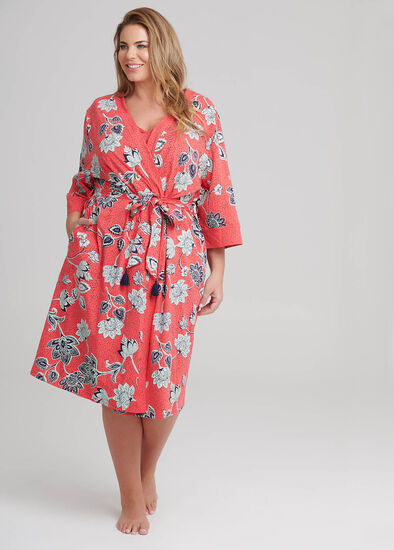 Plus Size In Bloom Robe