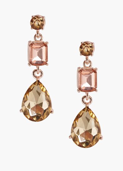 Citrine Crystal Earrings