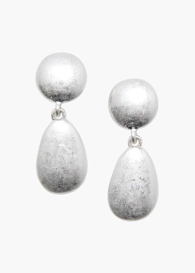 Frosted Drop Earrings