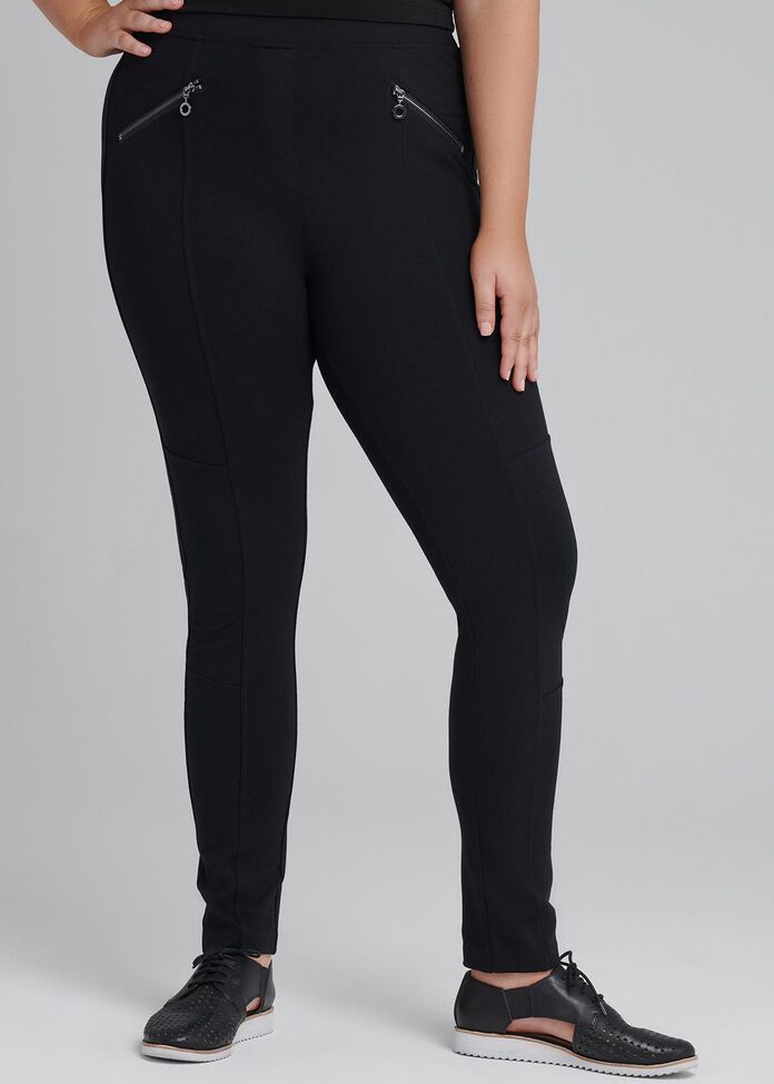 Coco Luxe Zip Legging, , hi-res