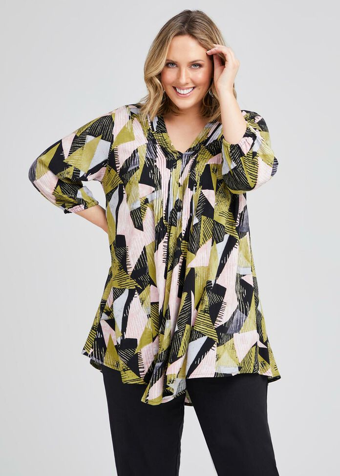 Natural Tuck Front Tunic, , hi-res