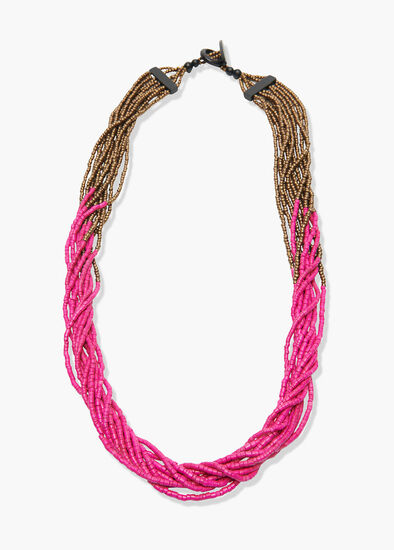 Magenta Glitz Necklace