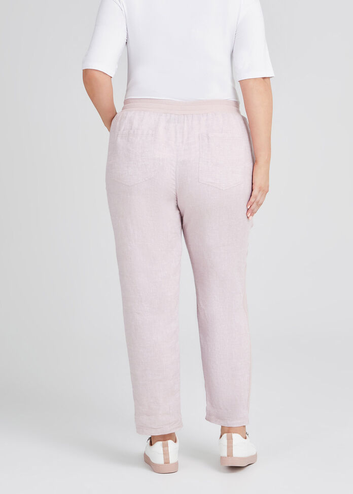 Latania Linen & Sequin Pant, , hi-res