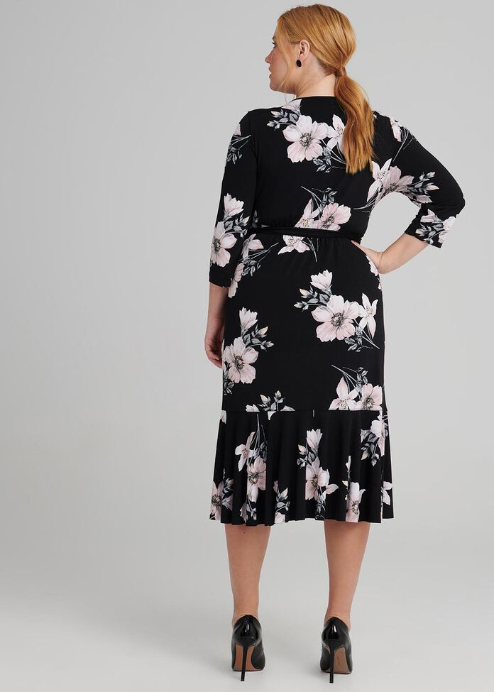 Charlotte Wrap Dress, , hi-res