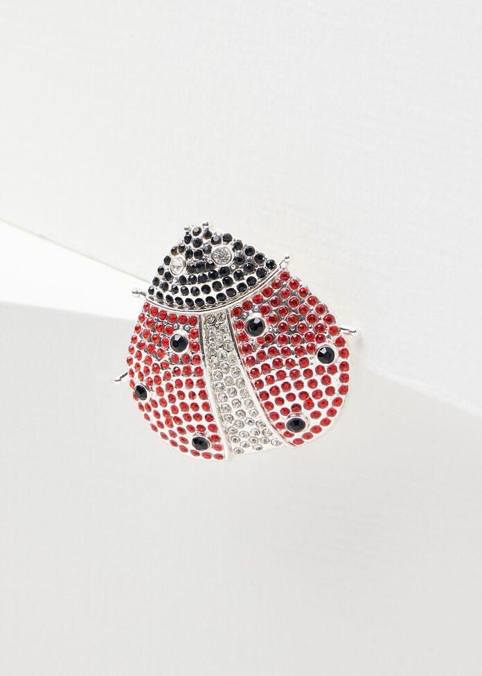 Lady Luck Brooch, , hi-res