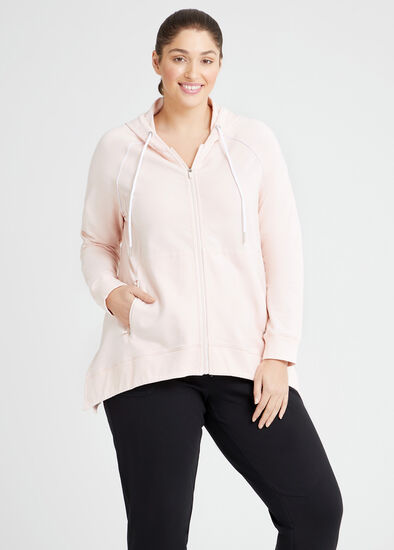 Plus Size Organic Panel Active Hoodie