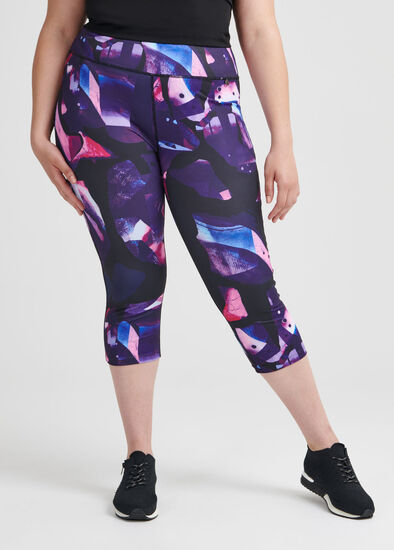 Plus Size Shine Bright Crop Legging