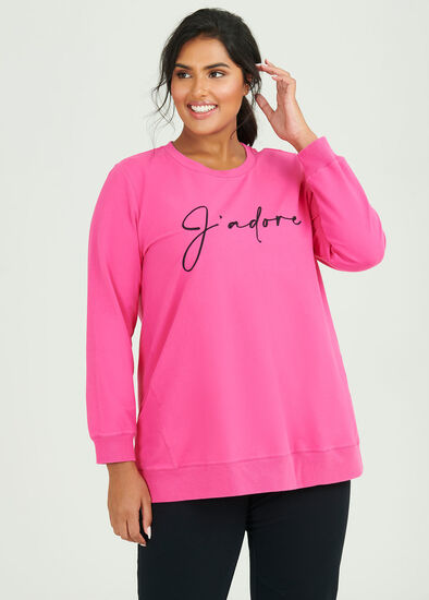 Plus Size Organic Jadore Sweat Top