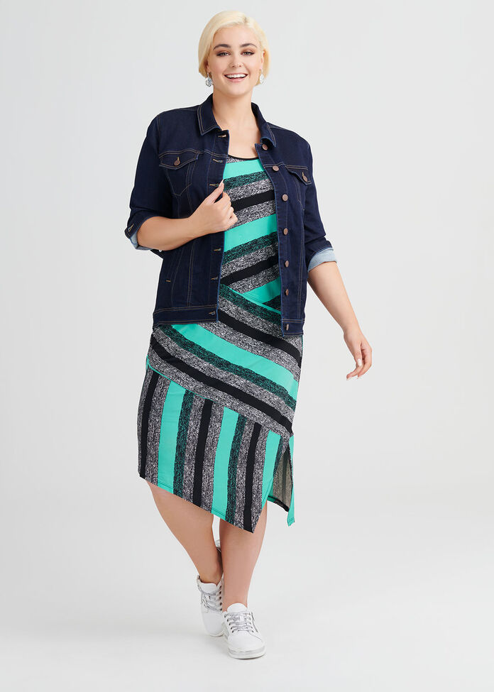 Nikita Stripe Dress, , hi-res