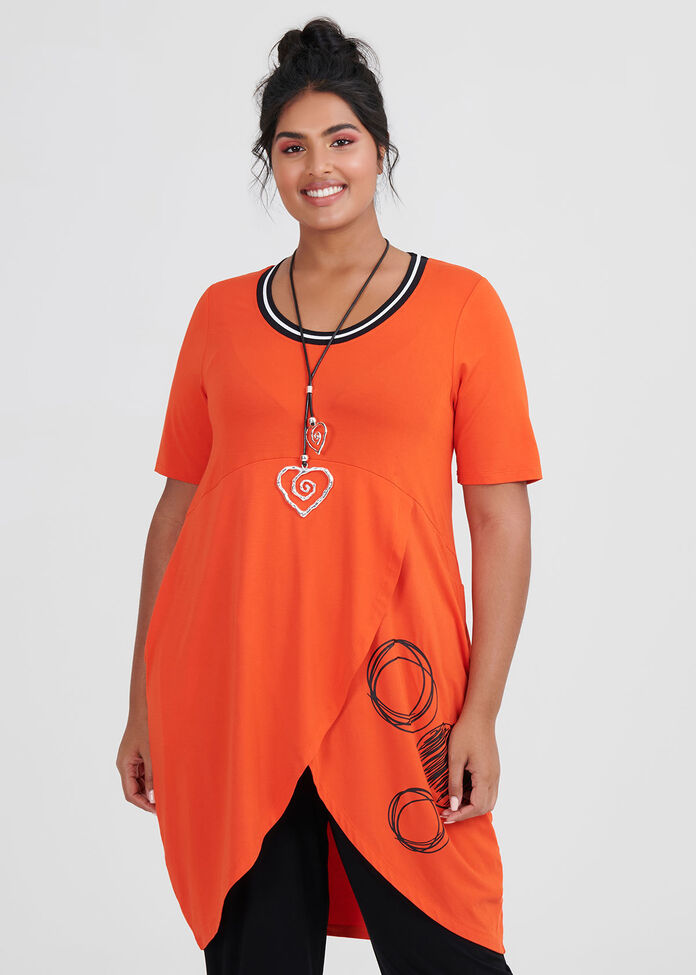 Take Me Away Spot Tunic, , hi-res