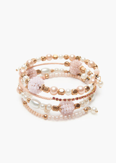 Blush Coil Bracelet