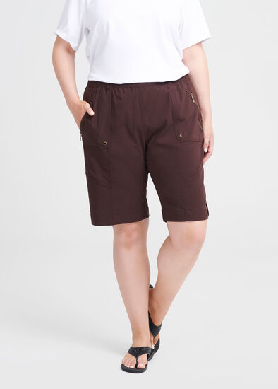 Plus Size Getaway Zip Short