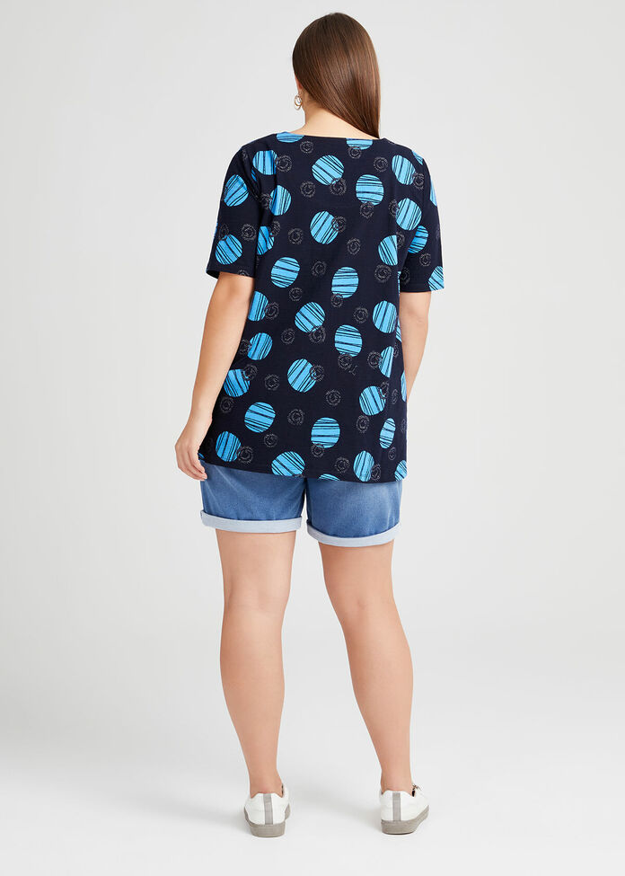 Cotton Fun Spot Top, , hi-res