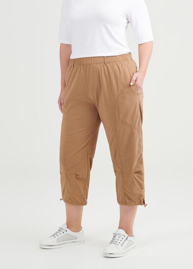 Plus Size Panama Crop Pant