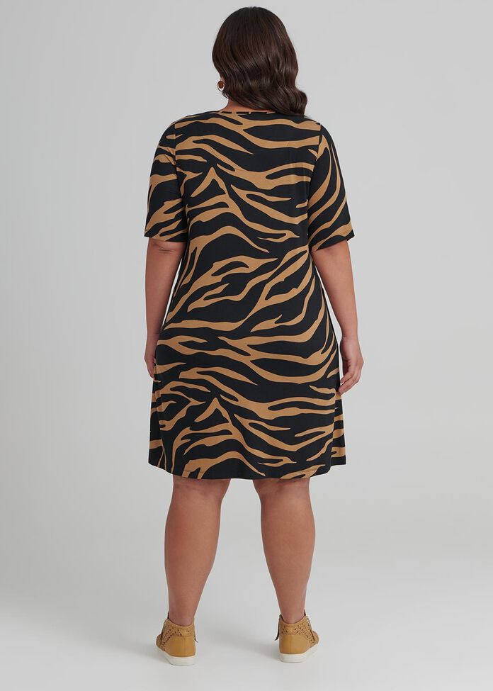 Zebra Bamboo Dress, , hi-res