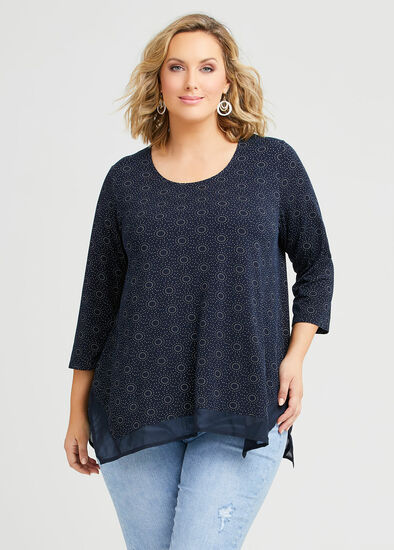 Plus Size Bamboo Sunrise Top