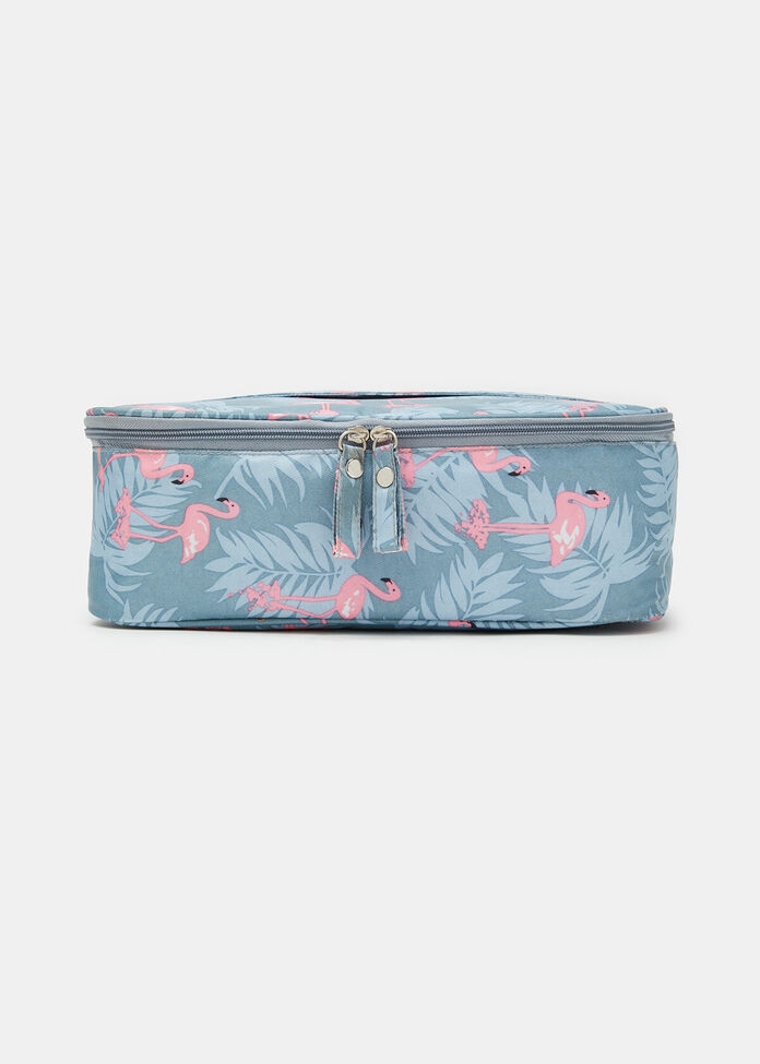 Flamingo Travel Cosmetic Bag, , hi-res