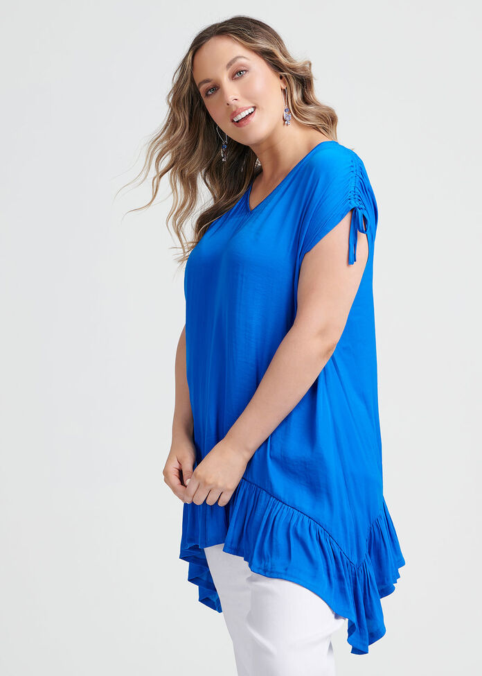 Luxe Blue Lady Tunic, , hi-res