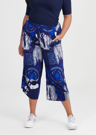 Plus Size Viscose Indigo Vibes Pant