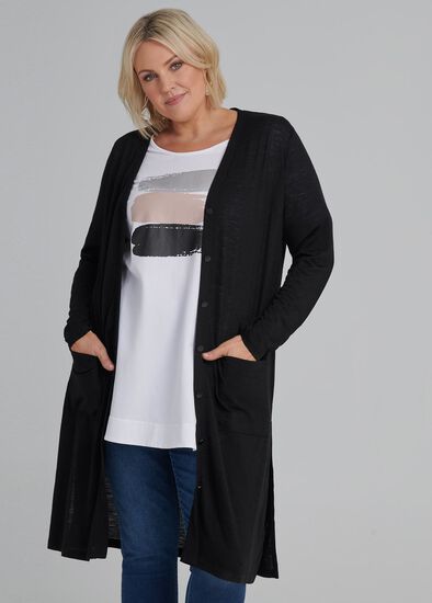 Plus Size Solstice Wool Cardi