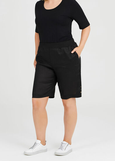 Plus Size Beachside Linen Short