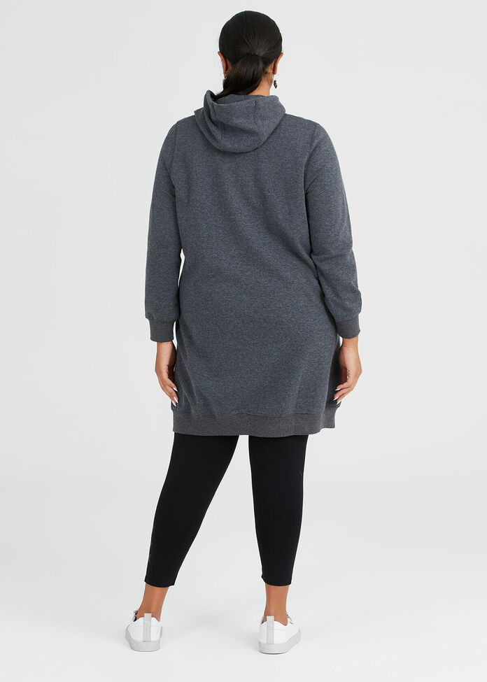 Hooded Sweat Dress, , hi-res