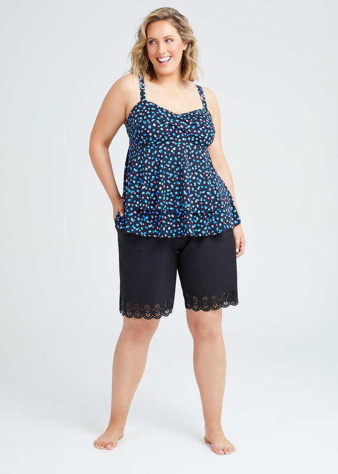 Multi Spot Tankini, , hi-res