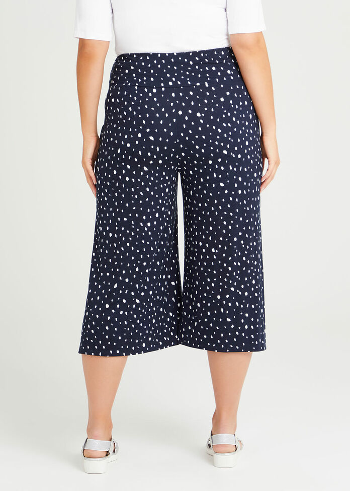 Bamboo Spot Crop Pant, , hi-res