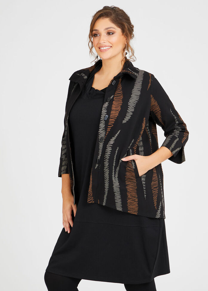 Sarafina Ponte Jacket, , hi-res