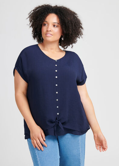 Plus Size Nina Knot Top