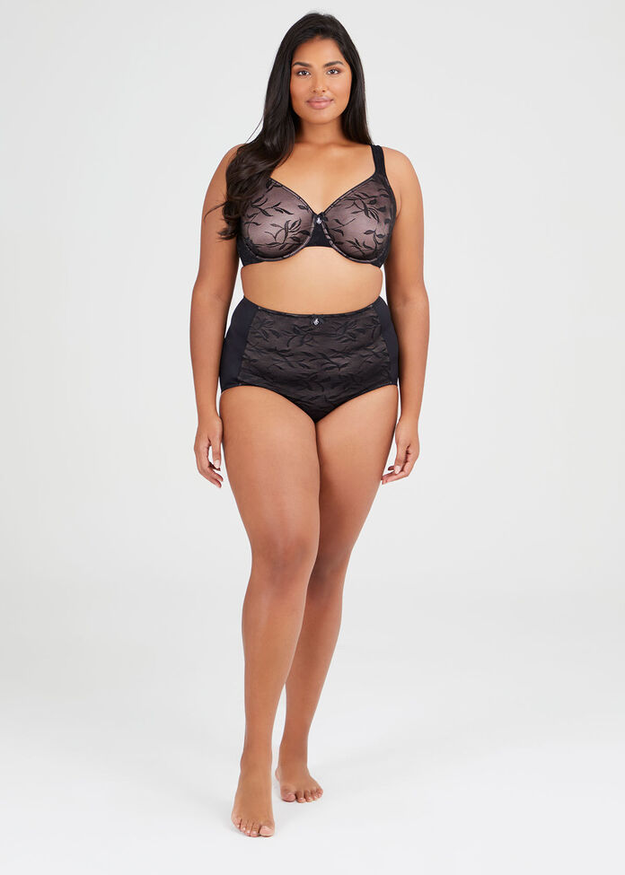 Smooth Lace Underwire Bra, , hi-res