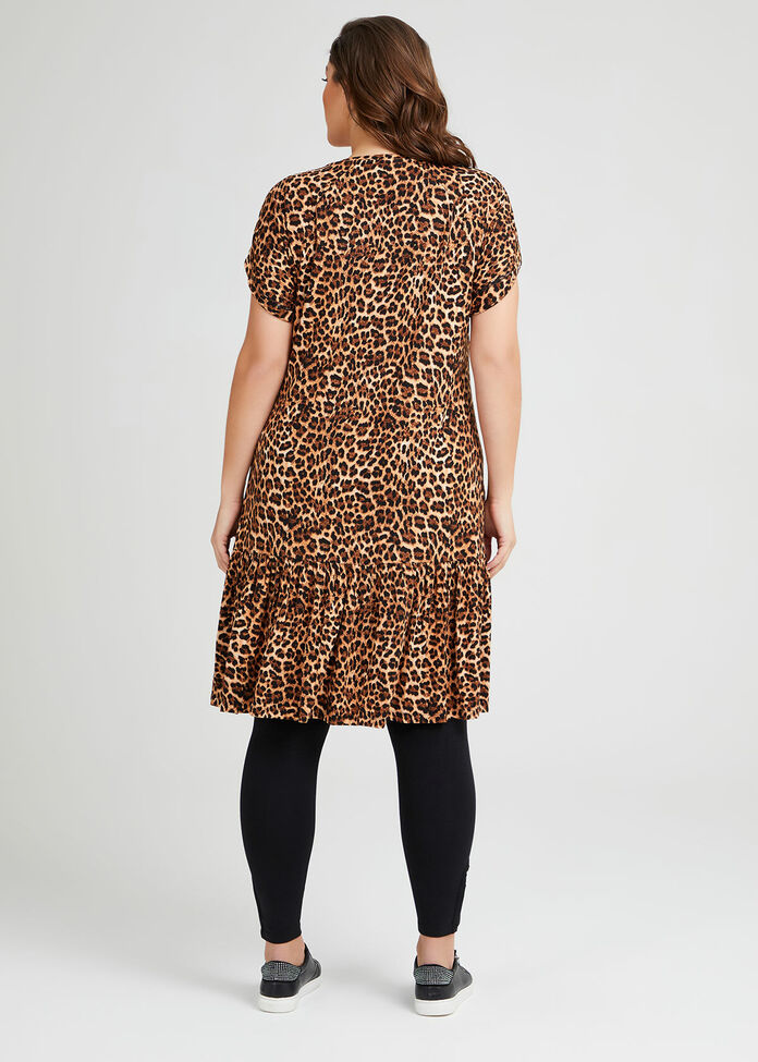 Bamboo Animal Frill Dress, , hi-res