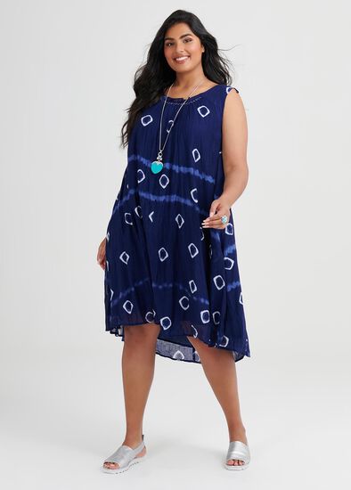 Plus Size Cotton Happy Feelings Dress