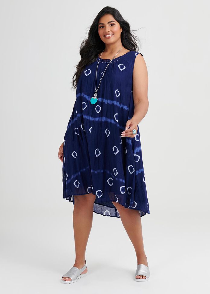 Cotton Happy Feelings Dress, , hi-res