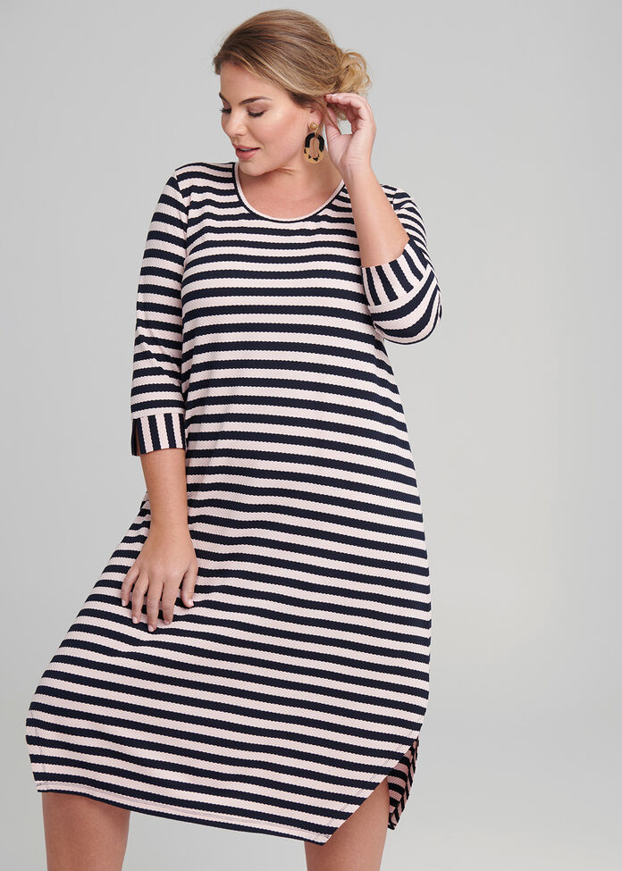 Along The Stripes Dress, , hi-res