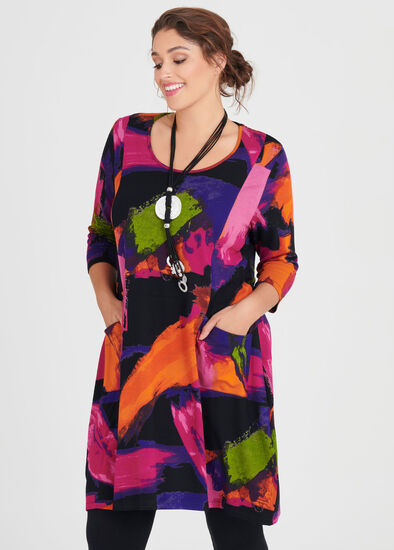 Plus Size Expression Ponti Tunic