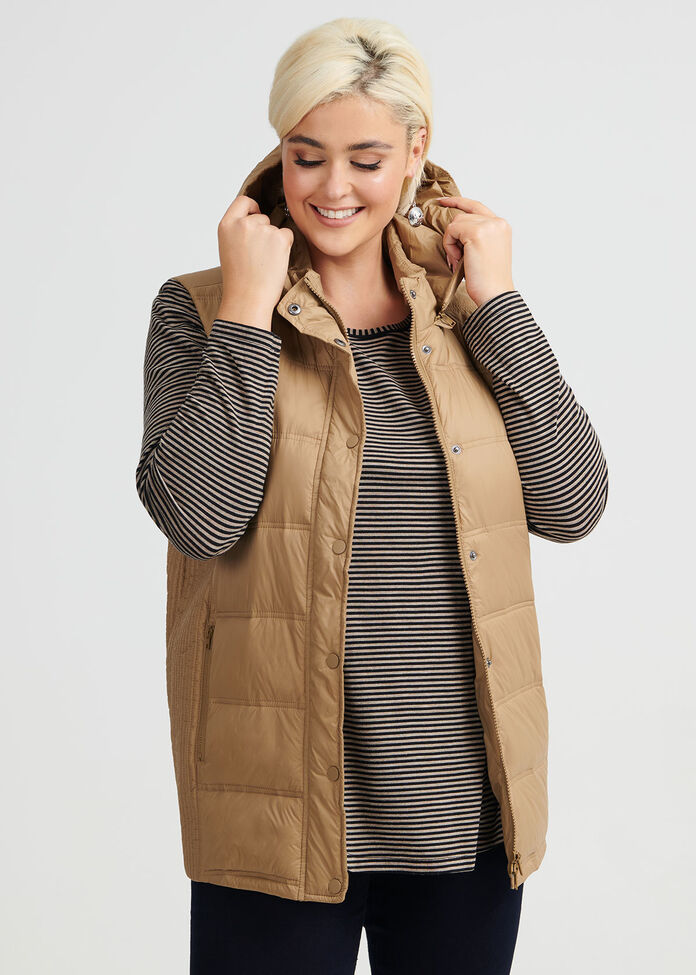 Time Traveller Puffer Vest, , hi-res