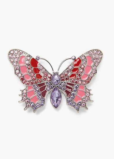 Blushing Butterfly Brooch