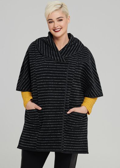 Plus Size Reflection Wool Jacket