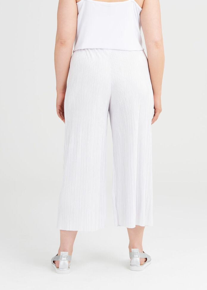 Pretty Pleat Crop Pant, , hi-res